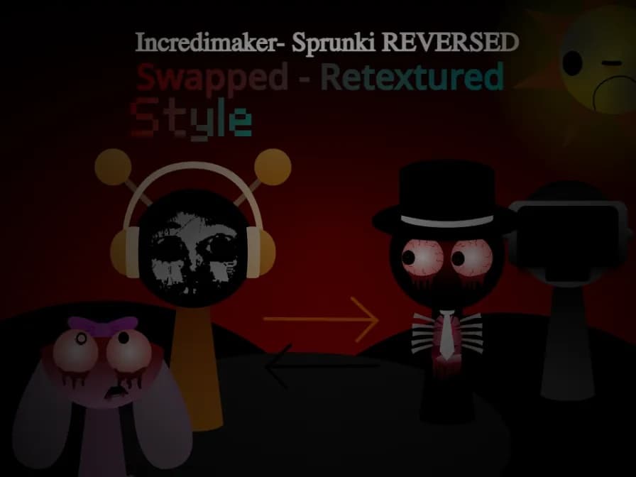 Sprunki REVERSED But Swapped Retextured
